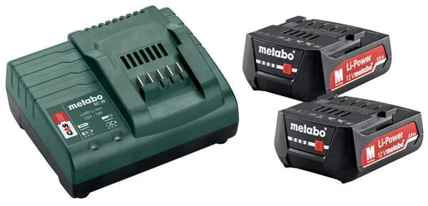 Základní sada baterie + nabíječka, 12 V