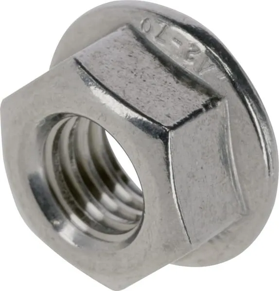 Šestihranná matice s přírubou DIN6923 M8x1.25 nerezová ocel A2 Kramp