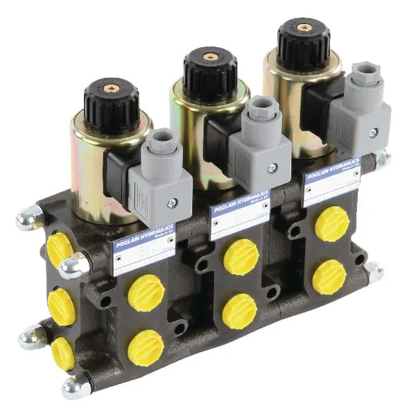 Vřazené rozdělovací ventily 6/2 KV-FL