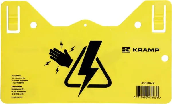 Výstražná značka Pozor, elektrický ohradník