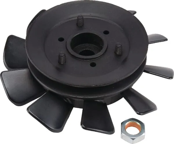 Lopatka ventilátoru s řemenicí