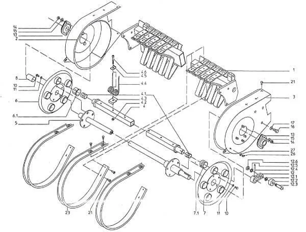 Buben Pick-up pro nakládací vůz vhodný pro Mengele