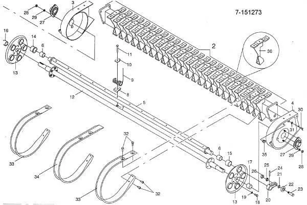 Bubny Pick-up pro balíkovací lisy (vhodné pro Krone Big Pack 120/80, 120/70 (-445800))
