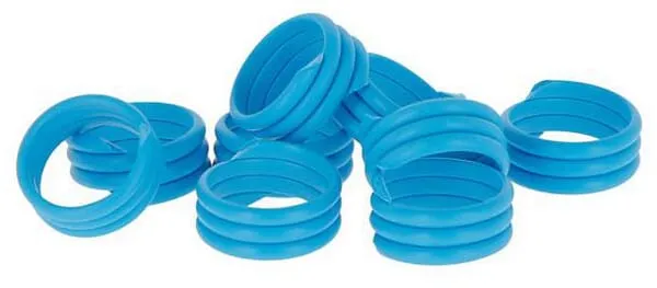 Spirálové pásky na nohy, Ø 16 mm, 20 ks, modré