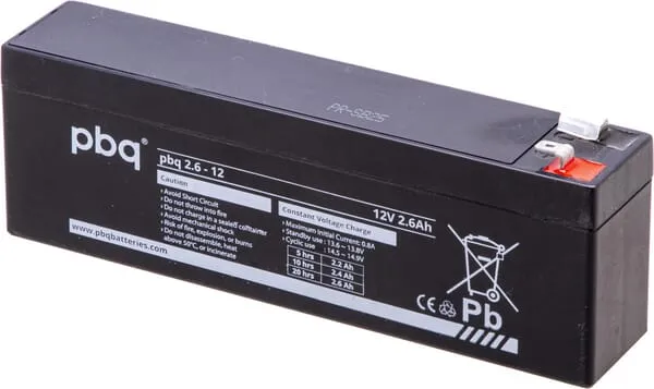 Baterie 12v 2.6ah