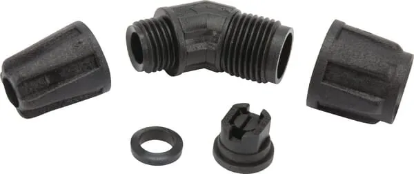 Plochá postřikovací tryska, kompletní