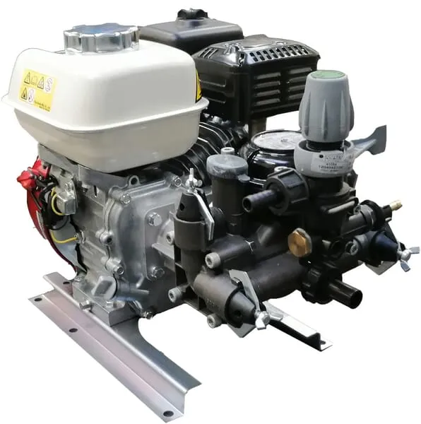 Čerpadla s pístovou membránou do 20 barů, s benzinovým motorem