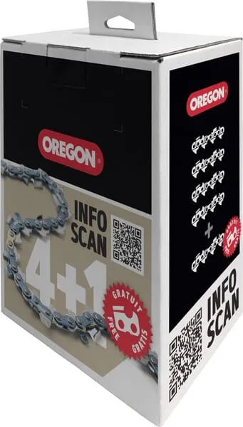 Pilový řetěz 3/8" 1,6 mm 60 DL standardní sekáč Powercut, 5x balení, Oregon