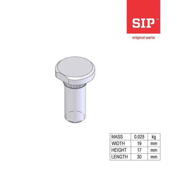 Šroub M10x26 Dacromet
