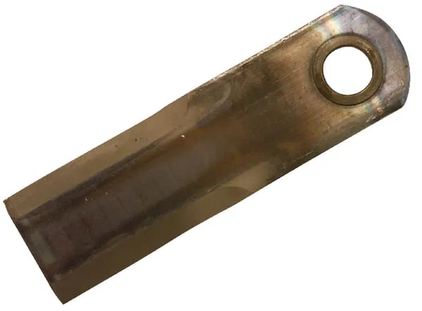 Nůž rotačního drtiče slámy 175 x 50 x 4 mm, Ø 20 mm