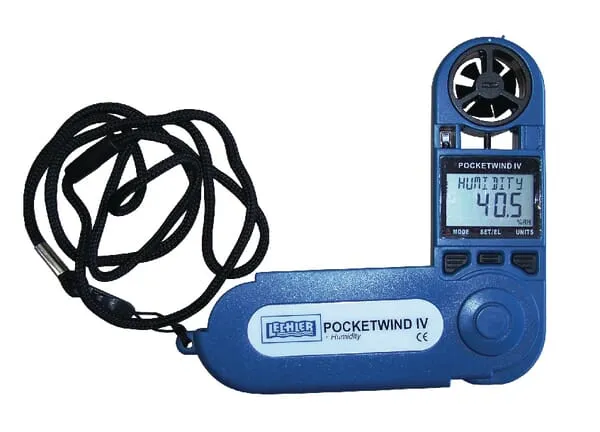 Příslušenství, Lechler, anemometr Pocketwind 4