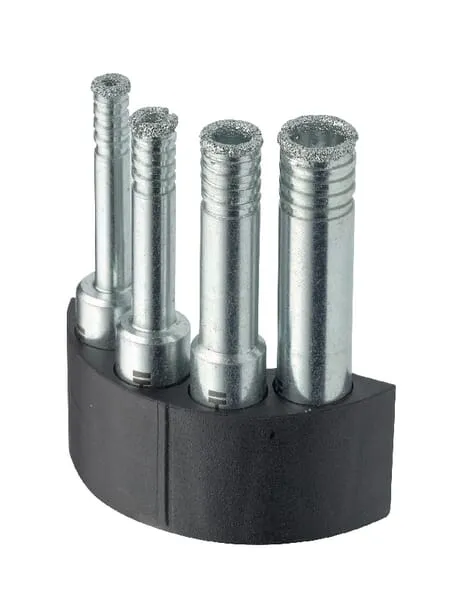 Sada diamantových vrtáků do dlaždic