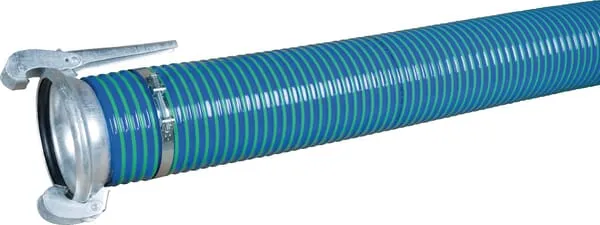 PVC Sací a tlakové hadice modrá/zelená 8" - Kompletní smontované KKM/KKV Italský systém A Anfor