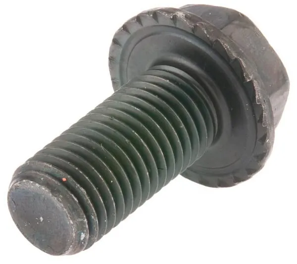 Pojistný šroub s vroubkovaným spodkem