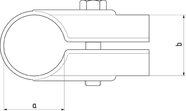 Spona T 2½" x 1½" otevřená