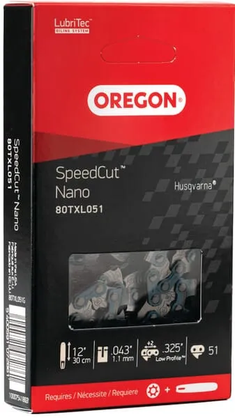 Pilový řetěz 0,325, 51 DL, 12" Speedcut™ Nano, Oregon
