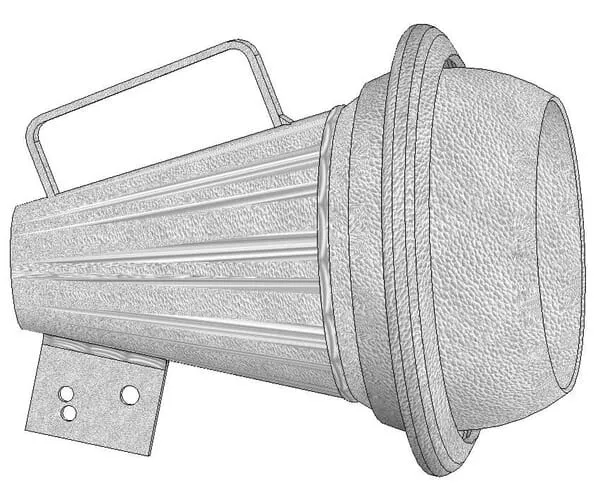 Kuželový postřikovač, italský typ