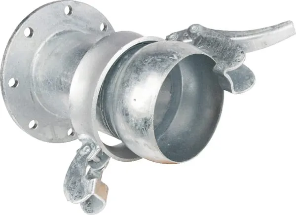 Vnější spojka 8" + šroub s přírubou DIN Bauer