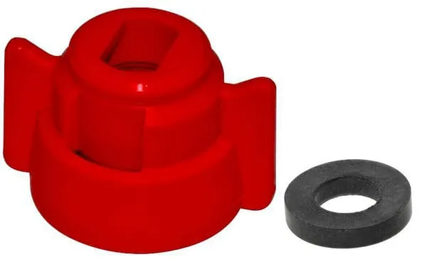 Uzávěr trysky, bajonetový, SW11, červený, s těsněním, Geoline