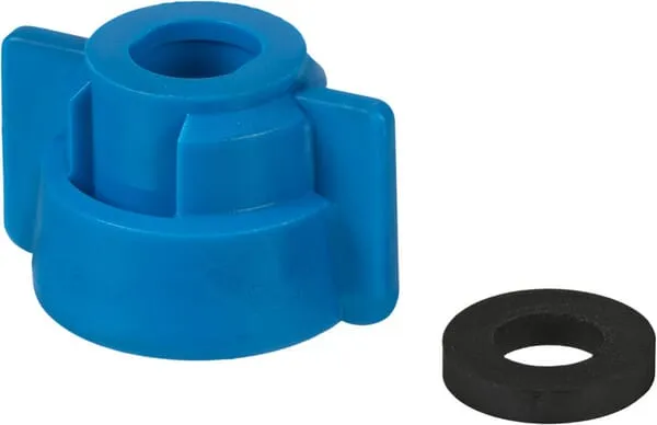 Uzávěr trysky, bajonetový, SW11, modrý, s těsněním, Geoline