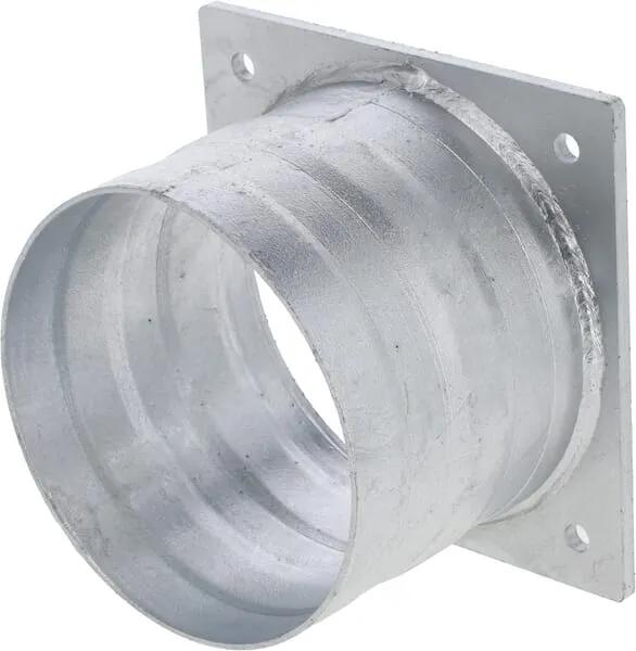 Příruba + 8" Vývodka/hubice pozink.