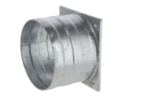 Čtyřhranná příruba s 220mm hadicovou koncovkou