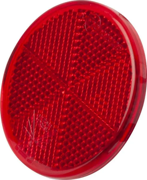 Přilepovací červený reflektor