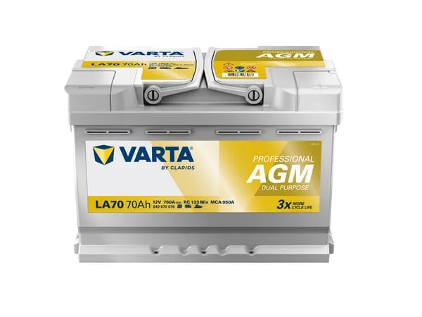 Baterie 12V 70Ah 760A LA70 VARTA Professional Dual Purpose AGM