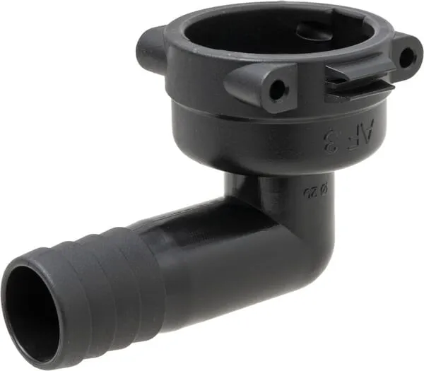 Spojky GEOline 90° s hadicovou koncovkou