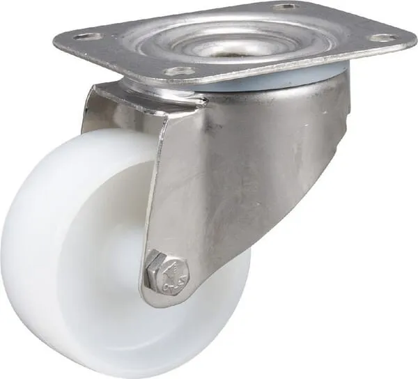 Nerezové otočné kolečko s plastovým běhounem