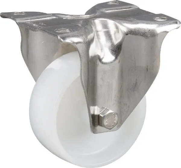 Nerezové otočné kolečko s plastovým běhounem