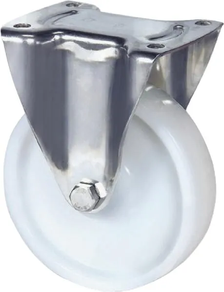 Nerezové otočné kolečko s plastovým běhounem