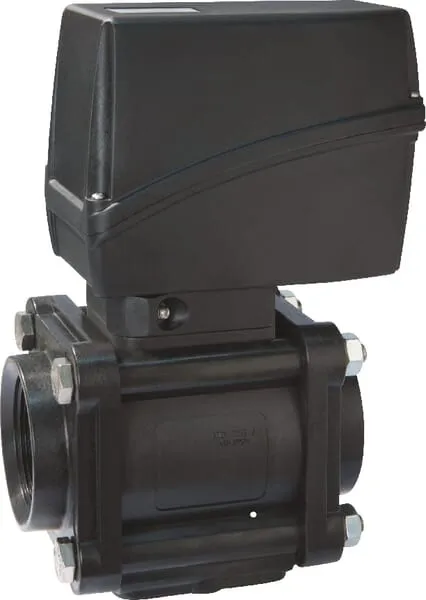 Elektrické kulové kohouty, 2-cestný kohout, řada 853 (s závitová přípojka)