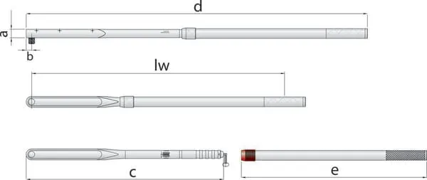 8581-01 EK Momentový klíč dremometer 1" 600-1500 Nm