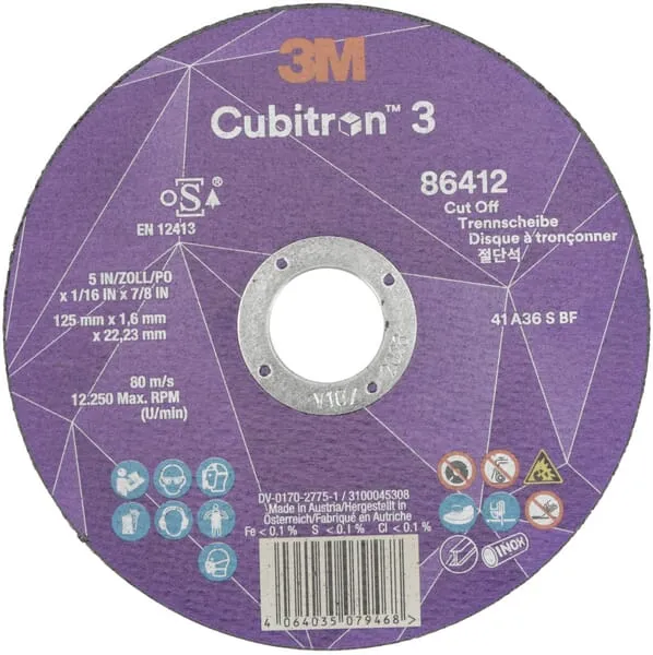 Řezný kotouč Cubitron 3 125x1,6 mm