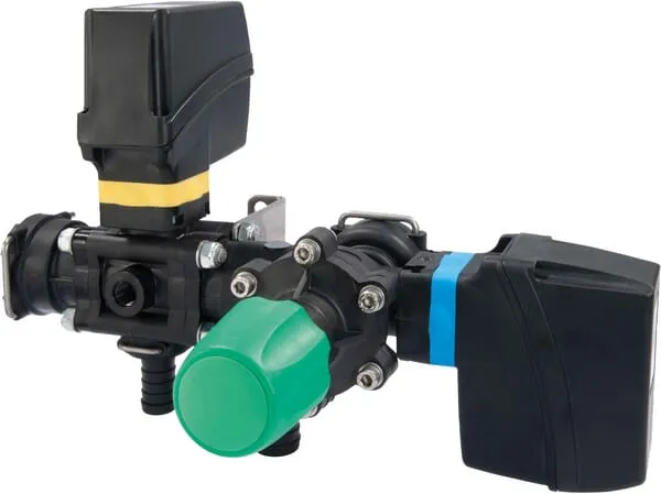 Jednotka elektr. hlavních spínacích ventilů s proporcionálním ventilem a vidlicovou přípojkou, řada 871