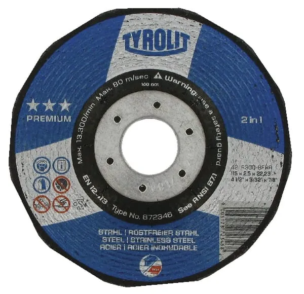 Řezné kotouče Premium Metall-nerezová ocel, zalomené