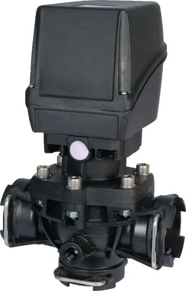 Elektrický pojistný ventil s membránou, s vidlicovou přípojkou T5, řada 875, Hi-Flow