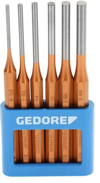 116A Sada zarážečů kolíků v držáku PVC