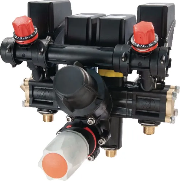 Regulační technika, Arag, Elektrická regulační armatura 2 dílčí šířky, 150 l