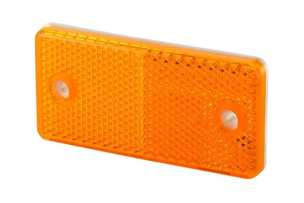 Odrazka, 94x44 mm, oranžová, Hella