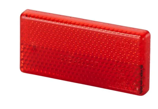 Odrazka 70x30 mm červená Hella