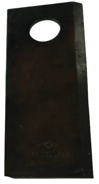 Nůž rotační sekačky rotace vlevo 120 x 48 x 4 mm; otvor Ø 18,5 mm; vhodný pro Vicon / Gehl / Lely / New Holland / Pöttinger; 25 ks/bal.