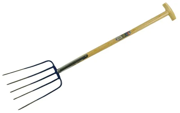 Vidle na hnůj, bronzové s násadou