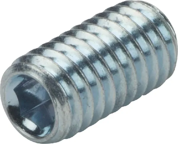 Inbusový stavěcí šroub M6x12 45 H, pozinkovaný