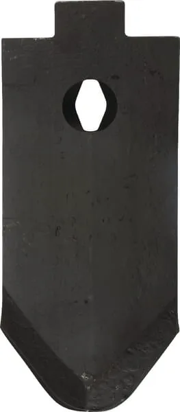 Radlice kultivátoru 400x100x12 mm, plochá, 1 otvor, vhodná pro Kerner