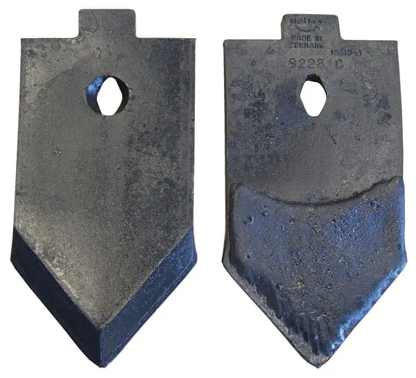 Radlice kultivátoru 240x120x10 mm, tvrzená, plochá, 1 otvor, vhodná pro Kerner