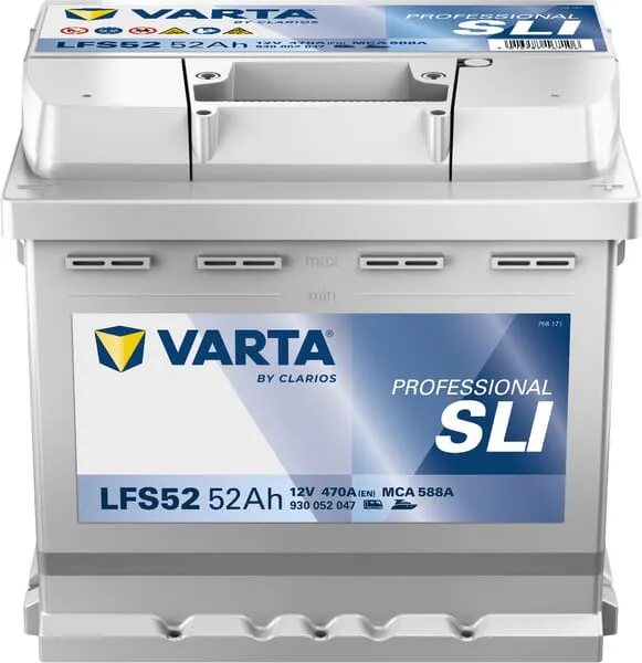 Baterie 12V 52Ah 470A LFS52 VARTA Professional Starter