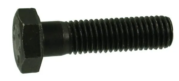 Šrouby se šestihrannou hlavou DIN 960, přesné metrické 10.9, černé