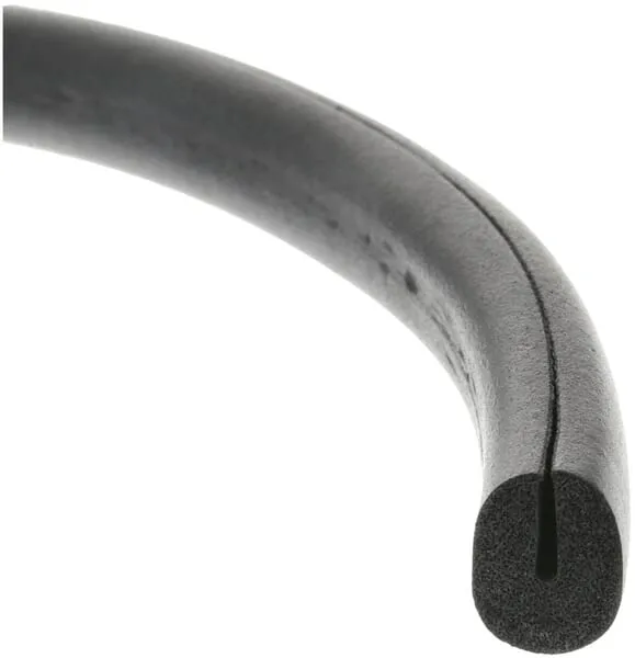 Oválná pryž s drážkou 15x12